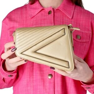 ❤️Valentino Belville Crossbody Flap Bag Oro VBS7NU02